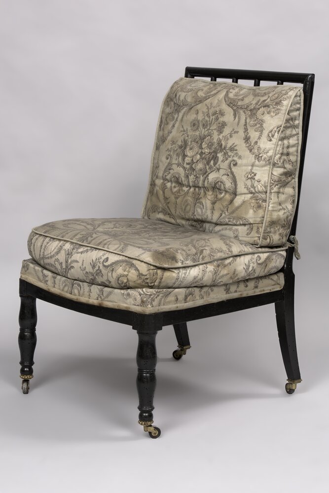 Santena, Castello Cavour, Sedia, inv. II/267  - dopo il restauro