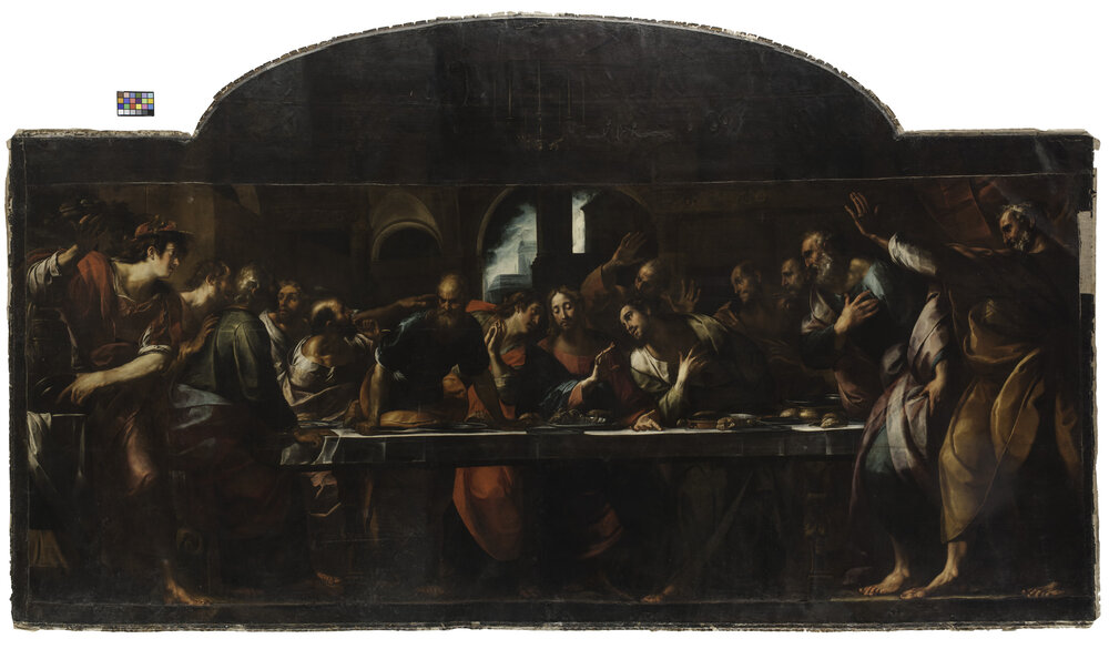D22-TE-2014_Genova, Basilica della Santissima Annunziata del Vastato, G. C. Procaccini, Ultima Cena 