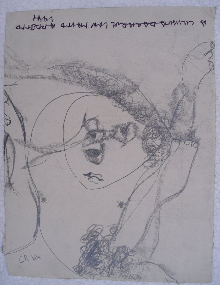 Carol Rama. Aprile 1979