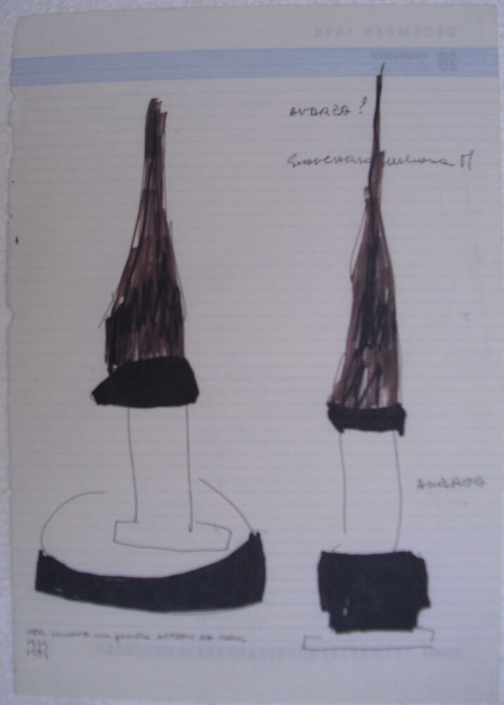 1979, 5 aprile 
CAROL RAMA
12 opere 1937 / 1941 e 7 opere 1978 / 1979
Immagine tratta dall'archivio privato di Liliana Dematteis.