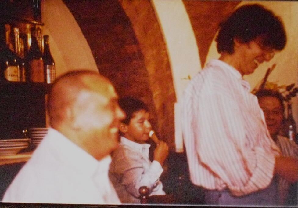 1986, 4 ottobre – 15 novembre
GUNTHER UECKER
Immagine tratta dall'archivio privato di Liliana Dematteis.