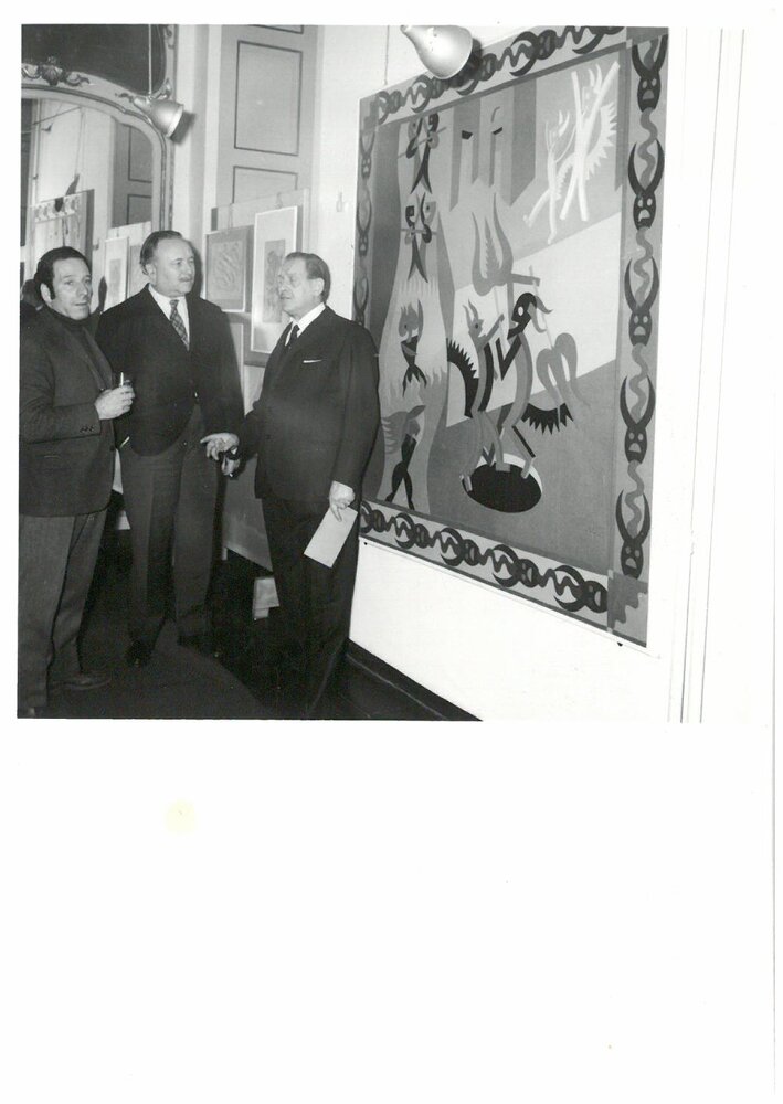 1969, marzo - aprile
Mostra di FORTUNATO DEPERO alla Galleria Martano.
Inaugurazione della mostra.