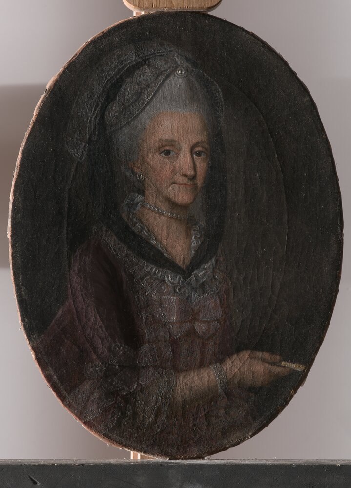 Venaria, Reale, Maria Antonia di Spagna, Regina di Sardegna - prima del restauro, luce radente