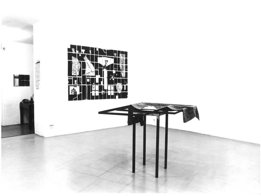 1995, 25 MAY – 15 JULYCROSSOVERWork by Nicola Pellagrini and Luca Scarabelli.Print b/nDimensions cm: 18x24