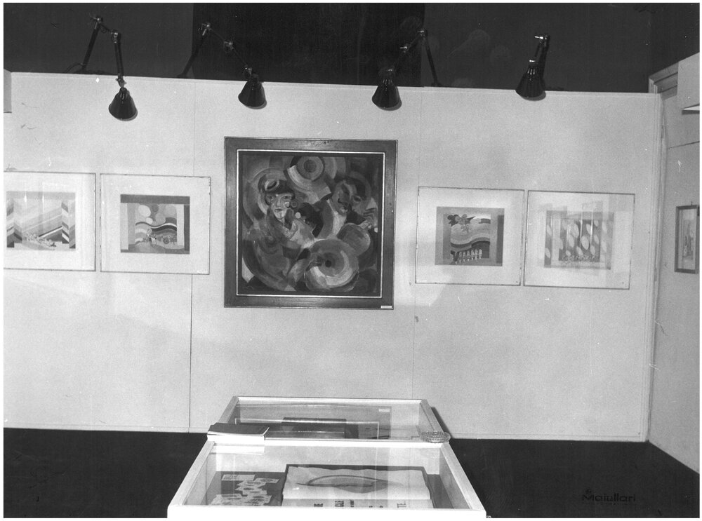 1970, ottobre - novembre
SONIA DELAUNAY
La sala dedicata alle opere degli anni '20 e '30 nell'astimento della mostra alla Galleria Martano.