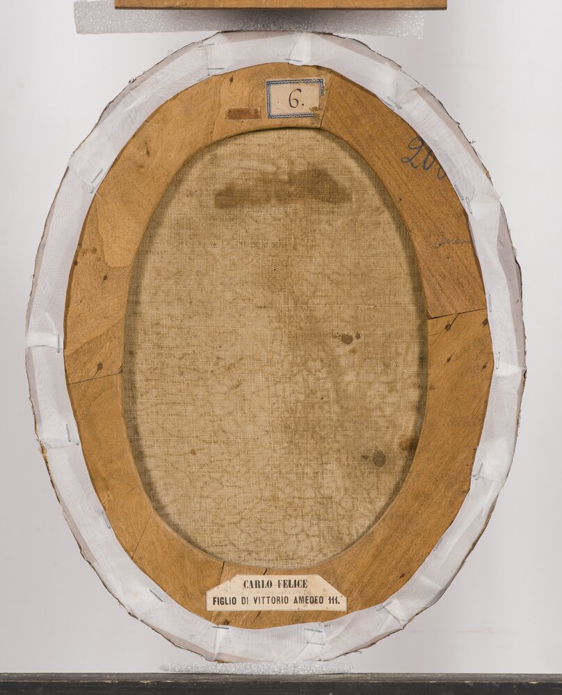 Venaria, Reale, Carlo Felice, duca del Genevese poi Re di Sardegna, verso - prima del restauro