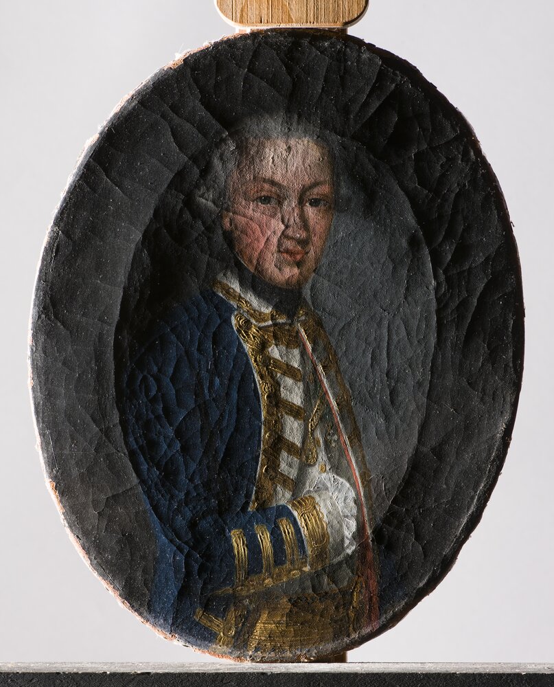 Venaria, Reale, Maurizio, duca del Monferrato - prima del restauro, luce radente