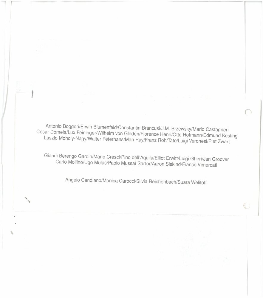 The silent image. November - December 1996