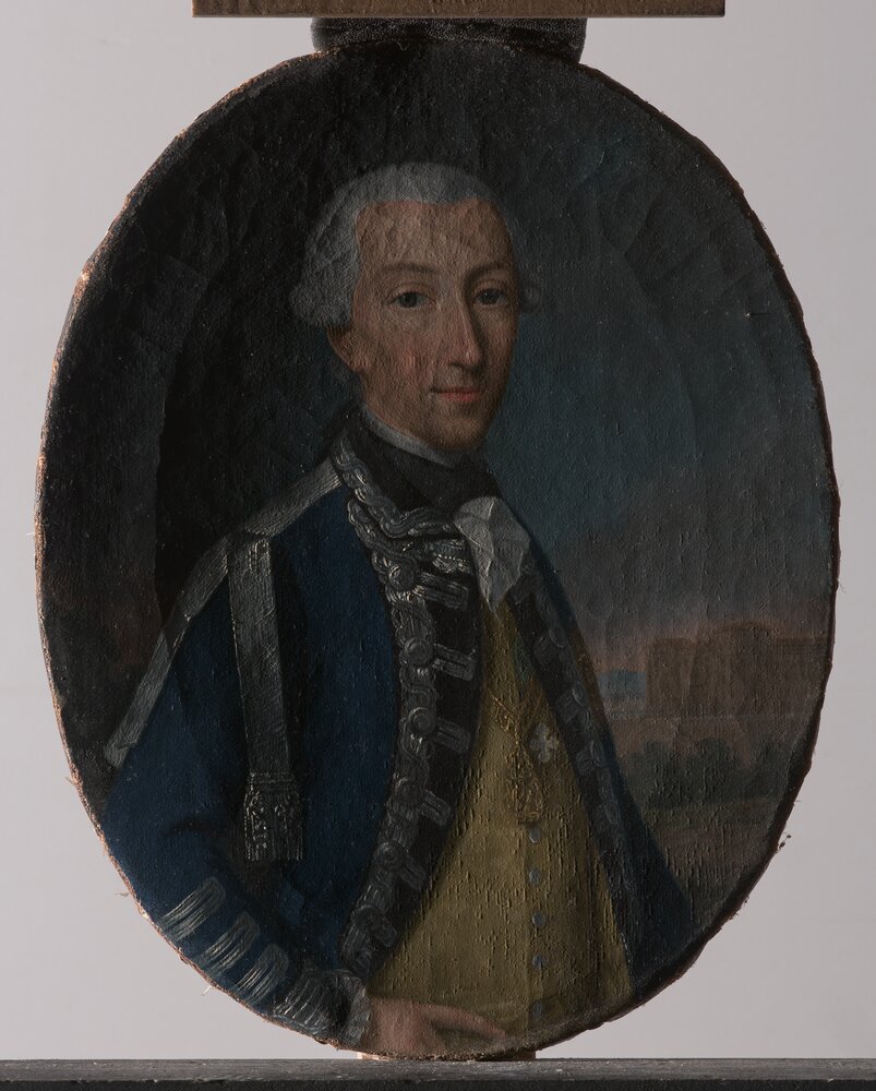 Venaria, Reale, Benedetto Maurizio, duca del Chiablese - prima del restauro, luce radente