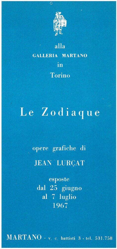 Jean Lurcat. 25 Giugno - 7 Luglio 1967