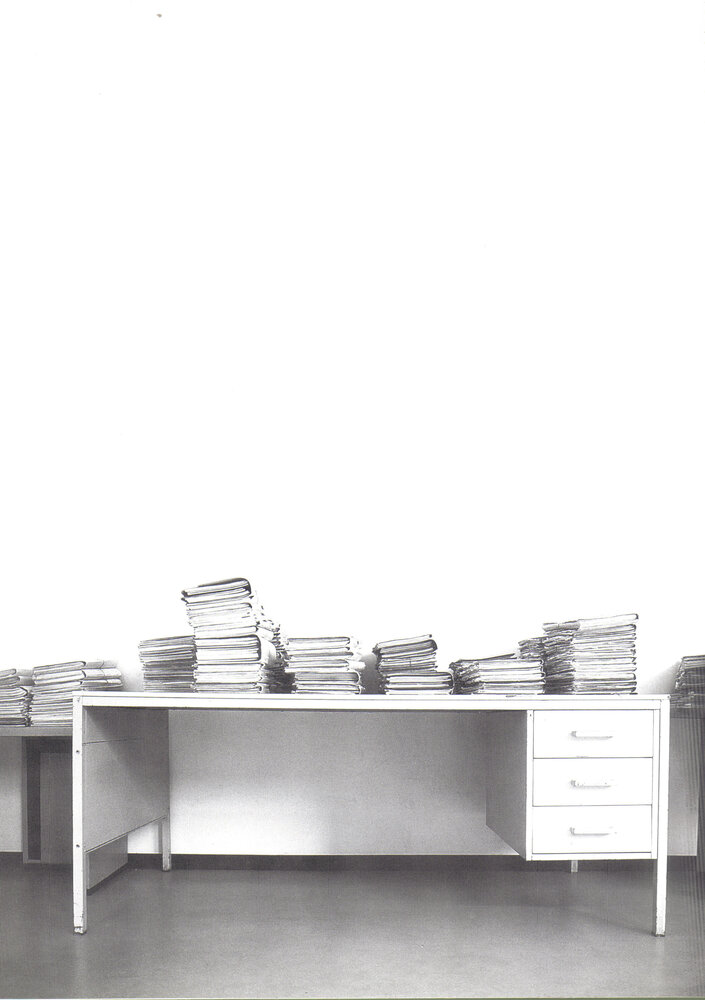 1998, 15 gennaio – 28 febbraio 
PIERLUIGI FRESIA / Tempominimo
Immagine tratta dall'archivio privato di Liliana Dematteis.