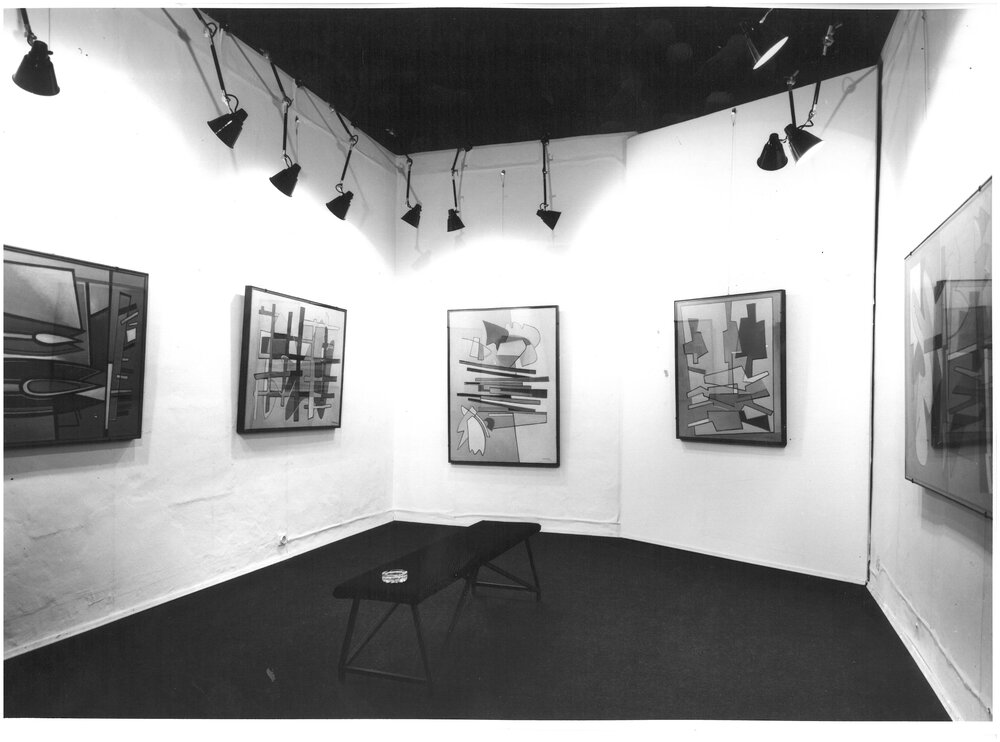 1968, novembre
ALBERTO MAGNELLI
Allestimento della mostra.