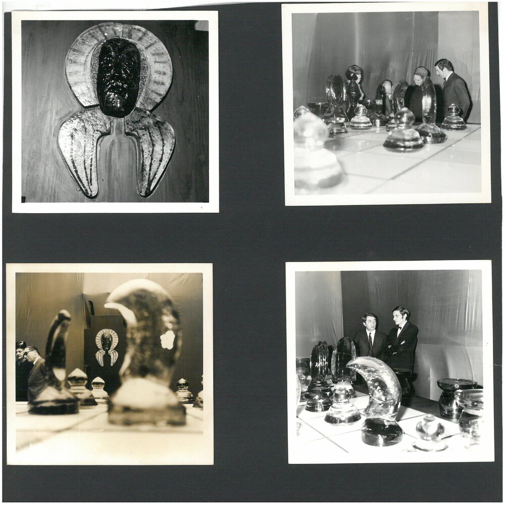 1967, Dicembre - Gennaio 1968
Egidio Costantini. La Fucina degli angeli. 
Mostra alla Galleria Martano.
Allestimento