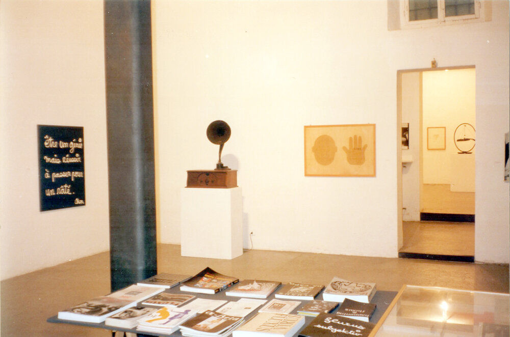 1998, 26 September – 15 NovemberIndeterminacy and interdisciplinarity in FLUXUSA by Enrico Pedrini. Image taken from the private archive of Liliana Dematteis.