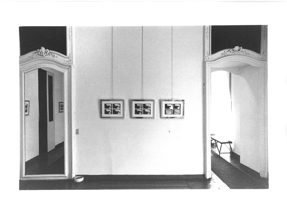 1976, 25 maggio – 30 giugno
GIUSEPPE CHIARI / Mostra di fotografie e disegni degli anni ’60 e ’70. 
Conferenza – performance.
Ripresa fotografica con particolare delle opere in Galleria