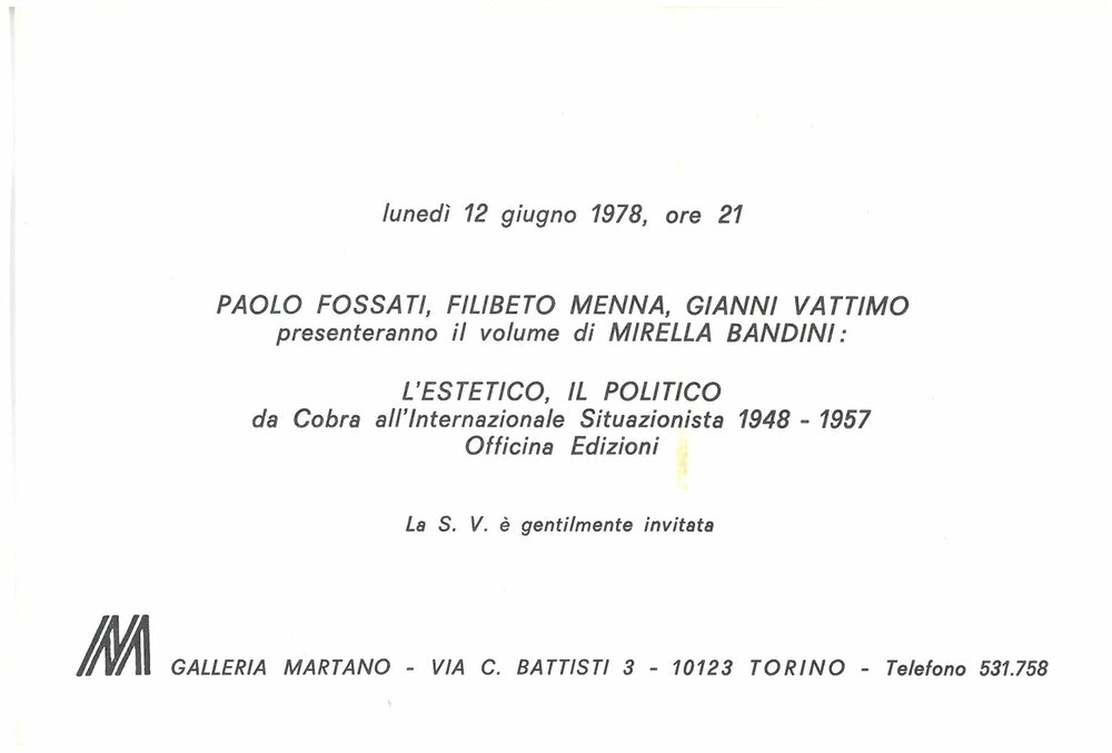 Presentazione del volume 
