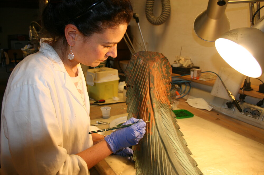 During the restoration operations in the Laboratory