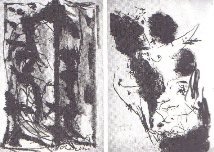 2012, 16 February – 10 AprilENSEMBLE PEINTURES / Alba 1950s. A laboratory of situations. Curated by Sandro Ricaldone.Image from the private archive of Liliana Dematteis.