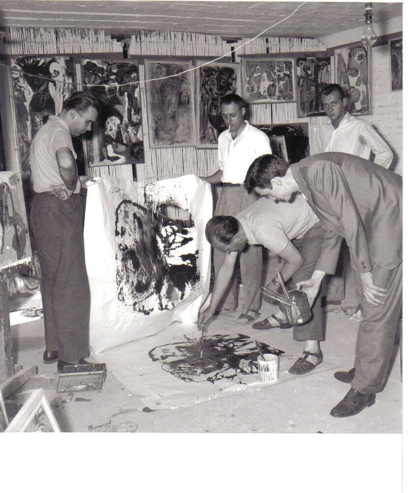 2012, 16 February – 10 AprilENSEMBLE PEINTURES / Alba 1950s. A laboratory of situations. Curated by Sandro Ricaldone.Image. from the private archive of Liliana Dematteis.