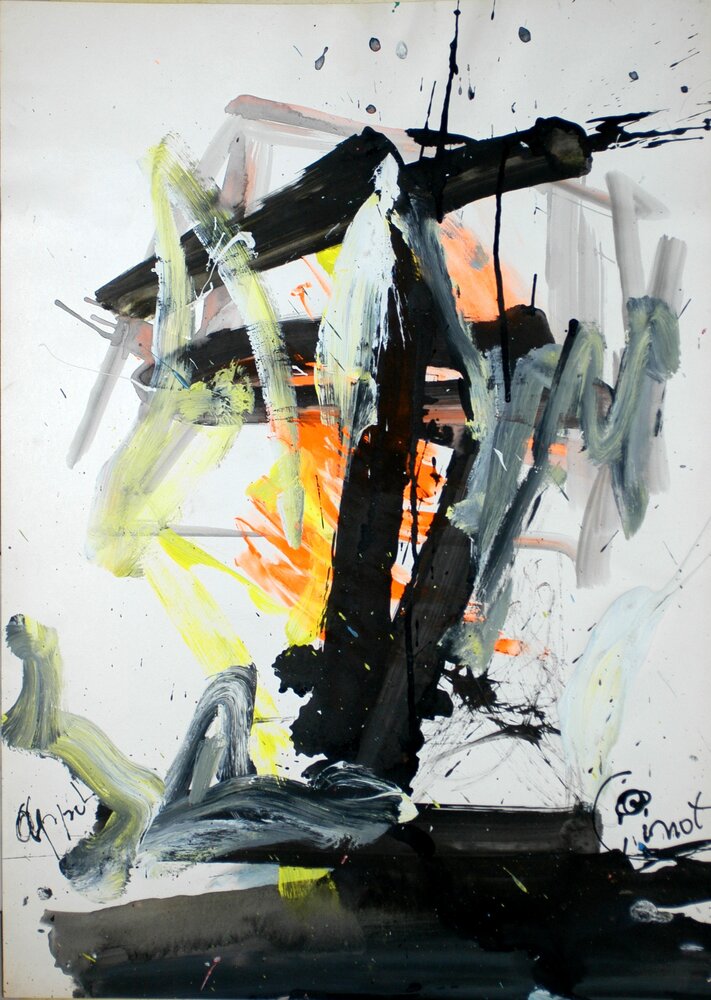 2012, 16 February – 10 AprilENSEMBLE PEINTURES / Alba 1950s. A laboratory of situations. Curated by Sandro Ricaldone.Image from the private archive of Liliana Dematteis.