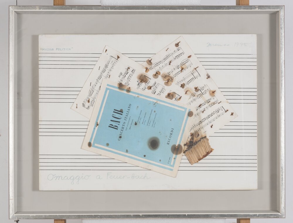 34mc37-CF-2017_Milano, Gallerie d'Italia, I. Mabellini (Sarenco), Musica politica. Omaggio a Fauer-bach, inv.  A.D.-07585A-L/IS 