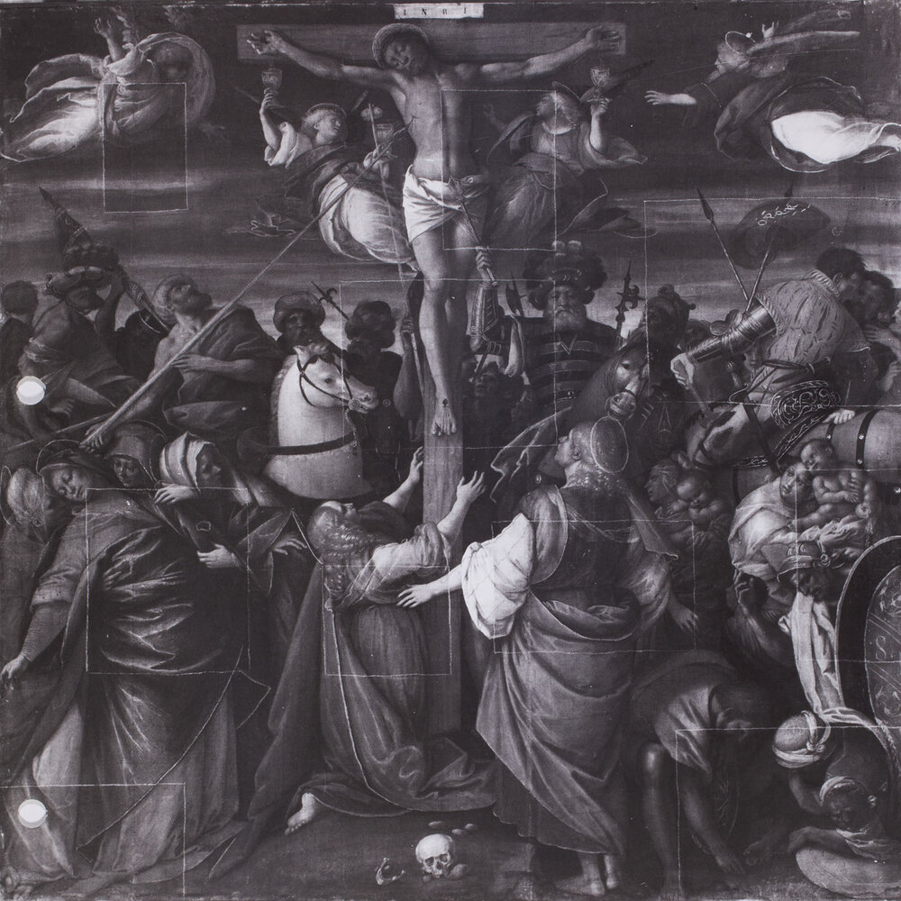 Torino, Galleria Sabauda, Gaudenzio Ferrari, Crocifissione, Dipinto su tavola