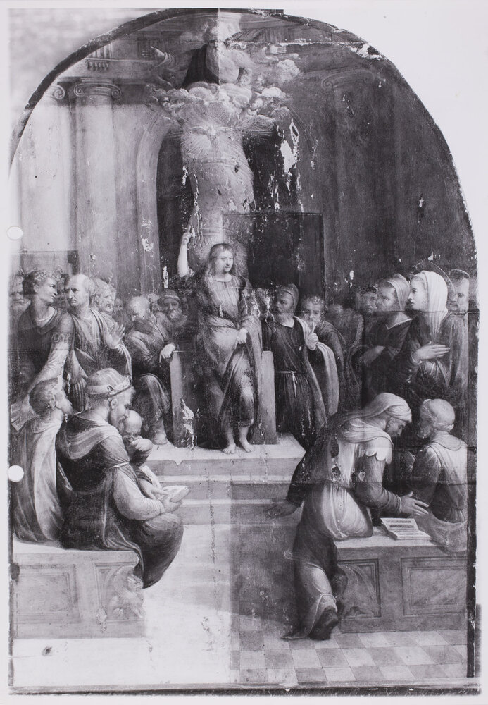 Torino, Galleria Sabauda, Benvenuto Tisi (Garofalo), Disputa di Gesù nel Tempio, Dipinto su tavola