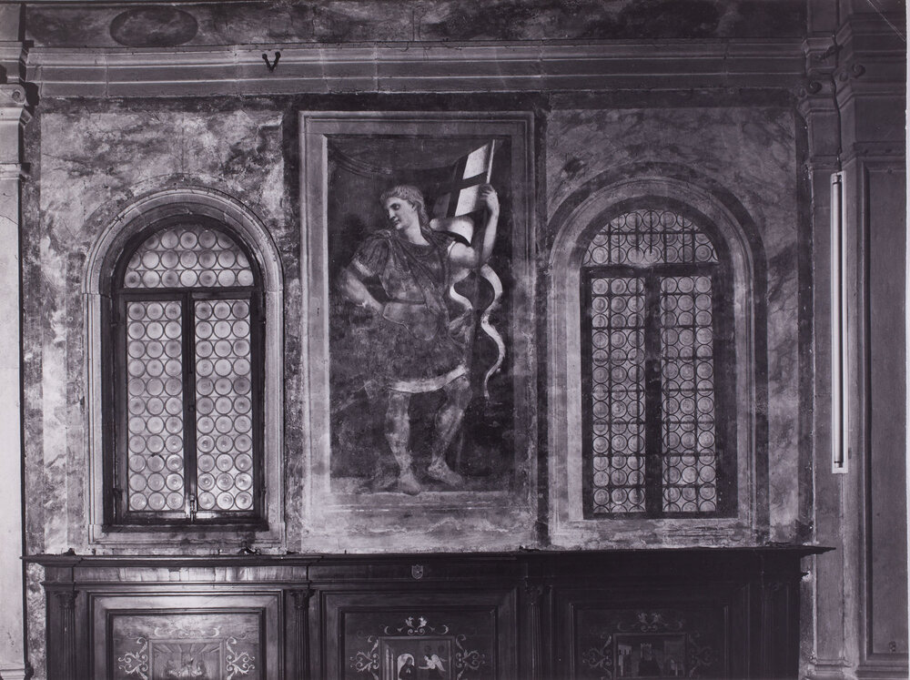 Treviso, Duomo, Cappella Malchiostro, Giovanni Antonio de' Sacchis (Pordenone), Dipinti murali