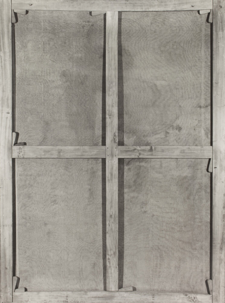 Castello Sforzesco, Andrea Mantegna, Pala Trivulzio, Madonna con Bambino in gloria con S. Giovanni Battista, S. Girolamo, S. Gregorio Magno e S. Benedetto, Dipinto su tela