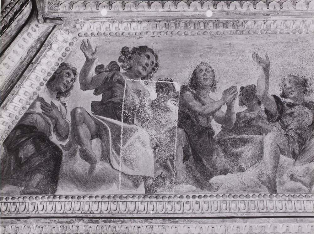 Milano, Chiesa di S. Eustorgio, Vincenzo Foppa, Cappella Portinari, Dipinti murali