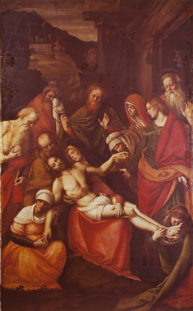 Torino, Galleria Sabauda, Gaudenzio Ferrari, Deposizione, Dipinto su tavola