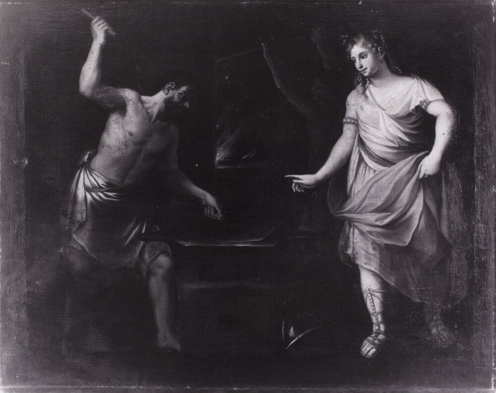 Monza, Musei Civici, Andrea Appiani, Amore e Psiche e La fucina di Vulcano, Dipinti su tela