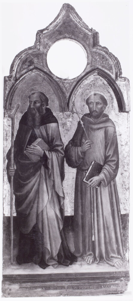 Turin, Galleria Sabauda, Taddeo di Bartolo, Two Saints, Painting on panel