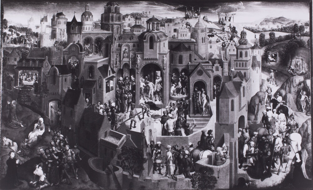 Torino, Galleria Sabauda, Hans Memling, La passione di Cristo, Dipinto su tavola