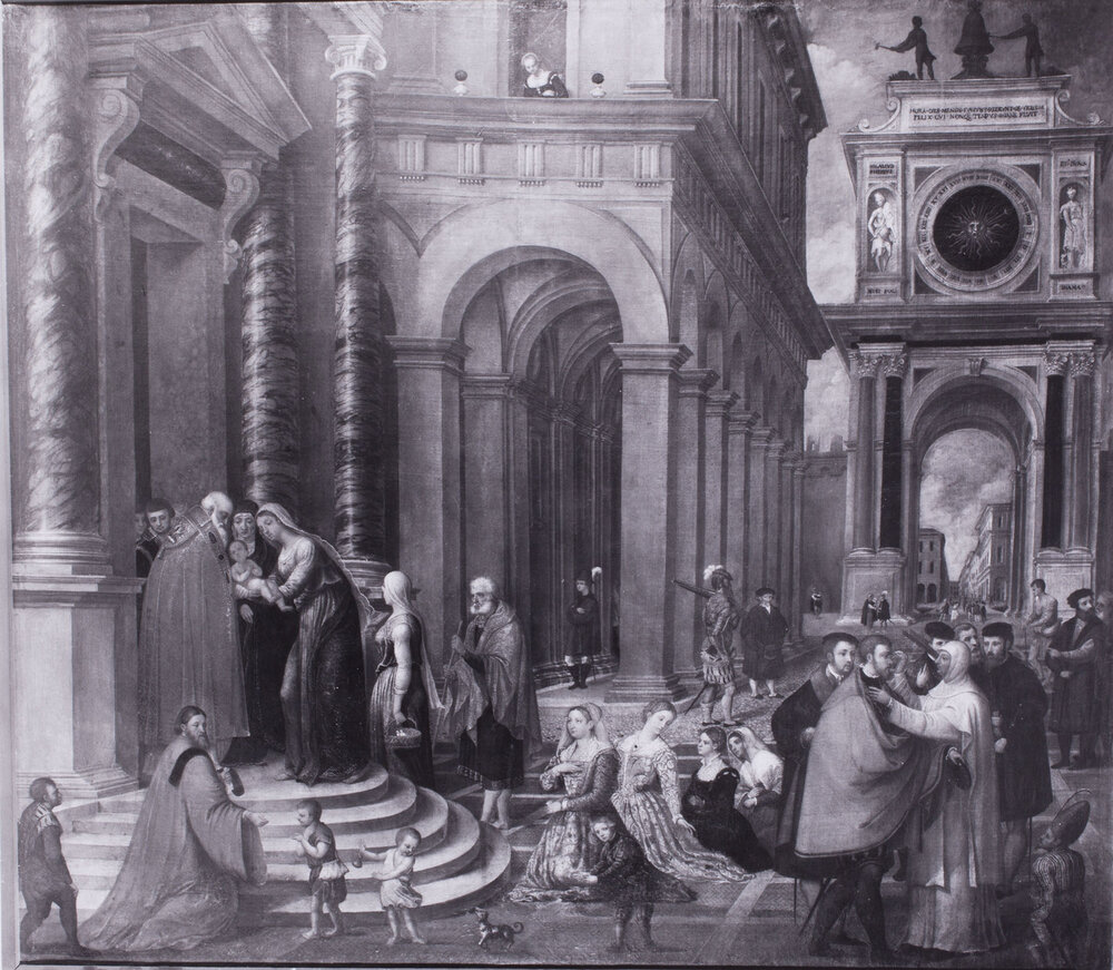 Torino, Galleria Sabauda, Antonio Badile, Presentazione di Gesù al Tempio, Dipinto su tela