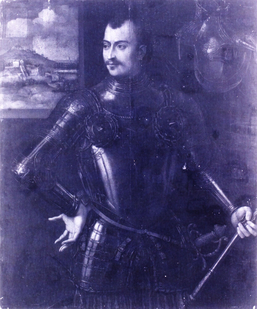 Turin, Galleria Sabauda, Florentine painter, Portrait of Giovanni dalle Bande Nere, Painting on panel