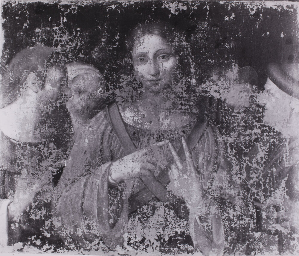 Milano, Curia arcivescovile, Ambito luinesco, Gesù tra i dottori, Dipinto su tela