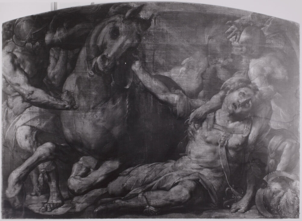 Milano, Curia arcivescovile, Giovanni Battista Crespi (il Cerano), La caduta di S. Paolo, Dipinto su tela