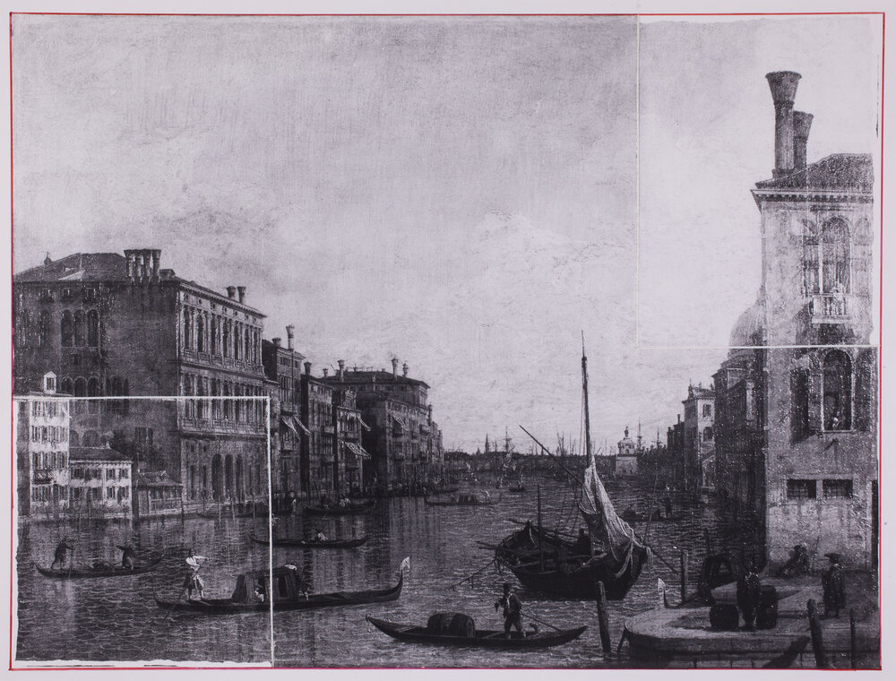 Milano, Pinacoteca di Brera, Giovanni Antonio Canal (Canaletto), Veduta del bacino di San Marco dalla Punta della Dogana, Veduta del Canal Grande verso la Punta della Dogana, da Campo San Ivo, Dipinti su tela