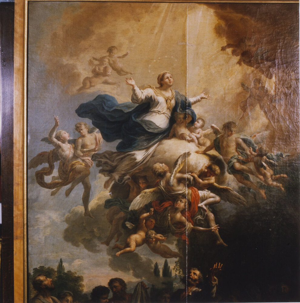 Milano, Pinacoteca di Brera, Martin Knoller, Assunzione della Beata Vergine al cielo, Dipinto su tela