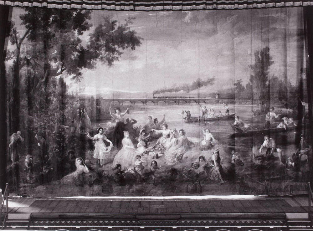 Vigevano, Teatro Cagnoni, Giovanni Battista Garberini, Sipari, Paintings on canvas