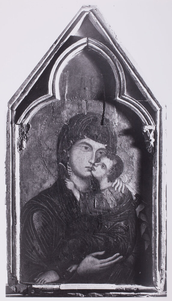 Torino, Galleria Sabauda, Guido da Siena, Madonna con Bambino, Dipinto su tavola