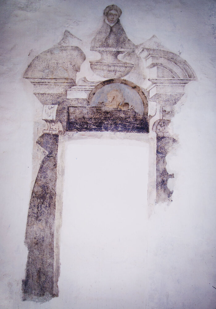 Abbiategrasso, Convento dell’Annunziata, Primo piano, Dipinti murali