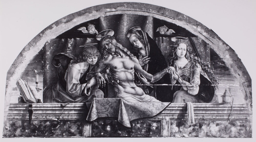 Milano, Pinacoteca di Brera, Carlo Crivelli, Compianto sul Cristo morto, Incoronazione della Vergine, Dipinti su tavola