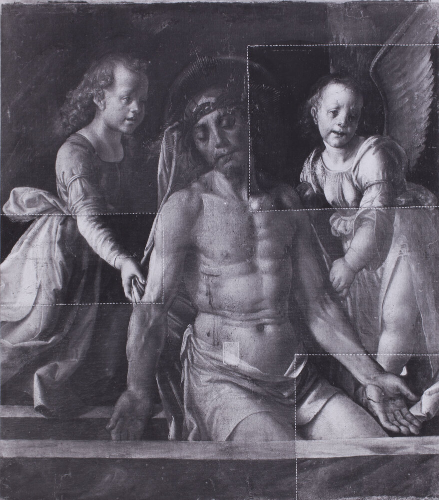 Milan, Pinacoteca di Brera, Pedro Berruguete, Christ in Mercy, Painting on canvas