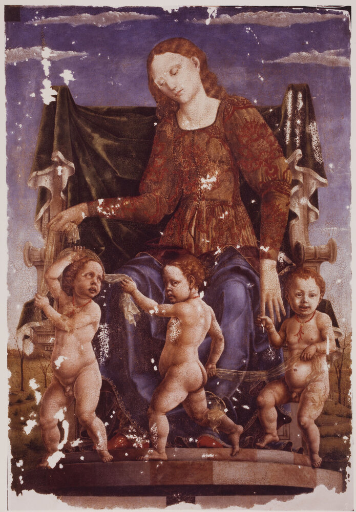 Milano, Museo Poldi Pezzoli, Cosmè Tura, Tersicore, Dipinto su tavola