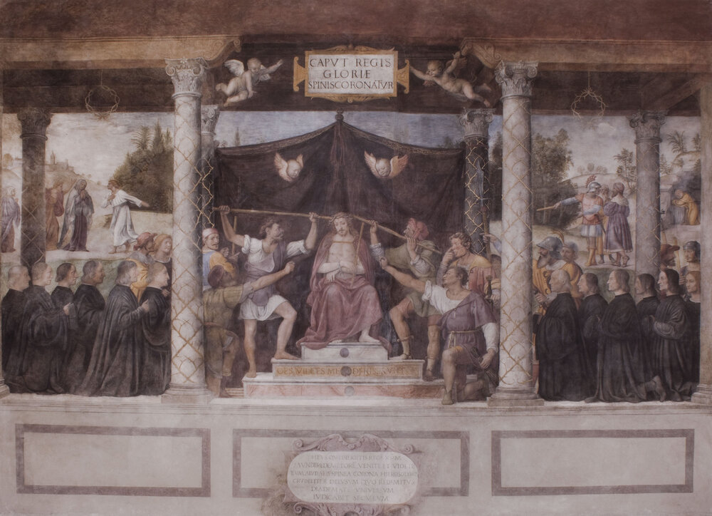 Milan, Pinacoteca Ambrosiana, Bernardino Luini, Coronation of Thorns, Mural