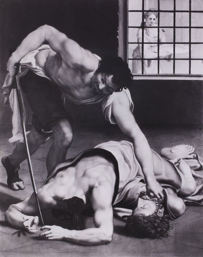 Torino, Galleria Sabauda, Daniele Ricciarelli (da Volterra), Decollazione del Battista, Dipinto su tavola