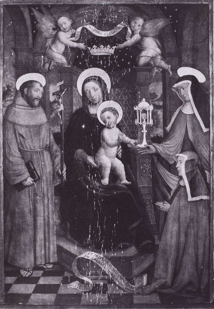 Torino, Galleria Sabauda, Defendente Ferrari, Madonna in trono con Santi, Dipinto su tela