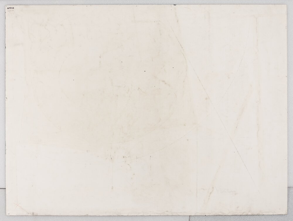 Milano, Gallerie d'Italia, G. Pardi, Senza titolo, inv. A.D. - 07652A - L/IS, verso - prima del restauro
